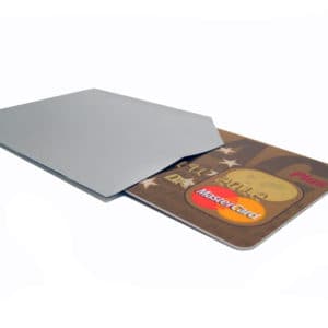 غطاء واقي لبطاقات الائتمان RFID، عبوة من 6 قطع